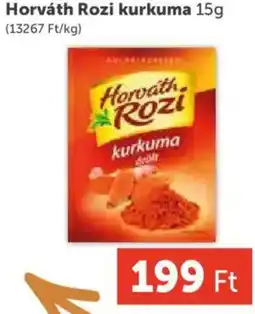 PRIVÁT Horváth Rozi kurkuma ajánlat