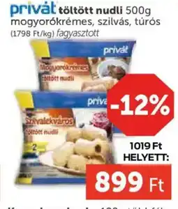PRIVÁT Privát töltött nudli ajánlat