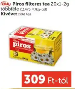 PRIVÁT Piros filteres tea ajánlat