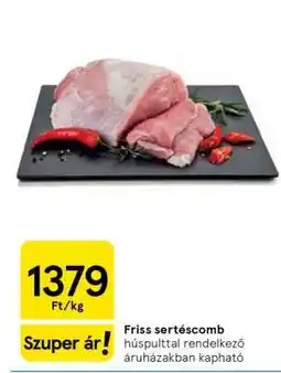 Tesco Friss sertéscomb ajánlat