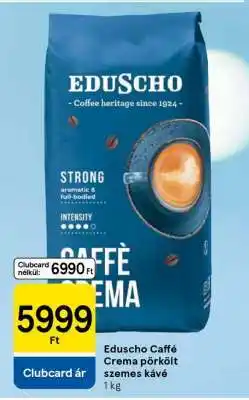 Tesco EduScho Caffé Crema pörkölt szemes kávé ajánlat