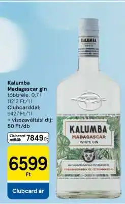 Tesco Kalumba Madagascar gin ajánlat