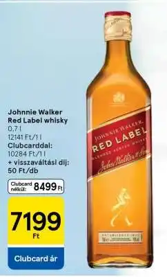 Tesco JOHNNIE WALKER Red Label Whisky ajánlat
