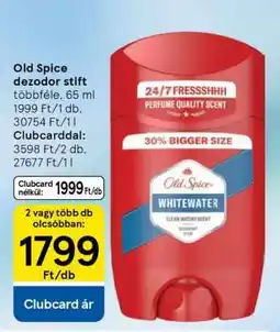 Tesco Old Spice dezodor stift ajánlat
