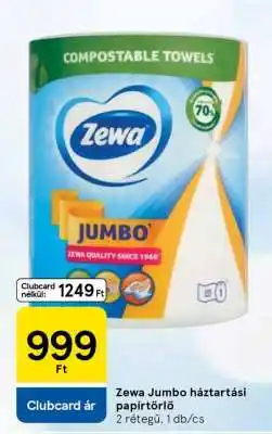 Tesco Zewa Jumbo háztartási papírtörlő ajánlat