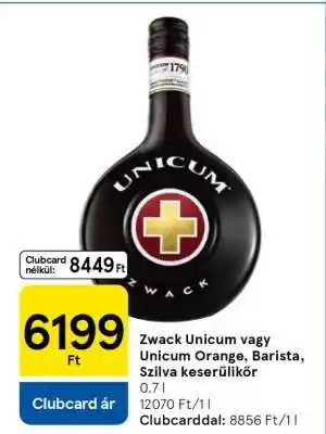 Zwack Unicum vagy Unicum Orange, Barista, Szilva keserűlikőr