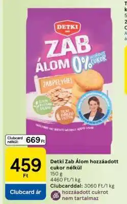Tesco Detki Zab Álom hozzáadott cukor nélkül ajánlat