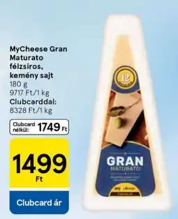 Tesco MyCheese Gran Maturato ajánlat