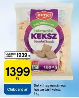 Tesco Detki hagyományos háztartási keksz ajánlat