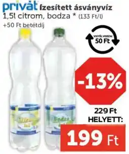 PRIVÁT Privát ízesített ásványvíz ajánlat