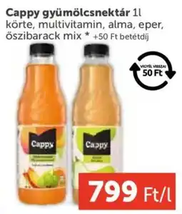 PRIVÁT Cappy gyümölcsnektár ajánlat