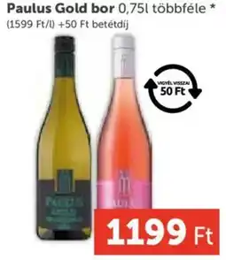 PRIVÁT Paulus Gold bor ajánlat