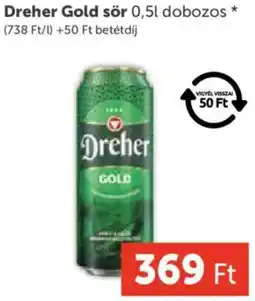 PRIVÁT Dreher Gold sör ajánlat