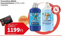 PRIVÁT Coccolino öblítő koncentrátum ajánlat