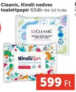 PRIVÁT Cleanic, Kindii nedves toalettpapír ajánlat
