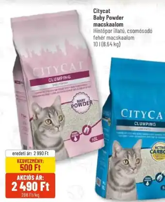 Citycat Baby Powder macskaalom