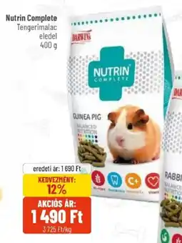 Alpha Zoo Nutrin Complete Tengerimalac eledel ajánlat