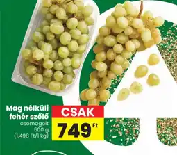 Spar Mag nélküli fehér szőlő ajánlat