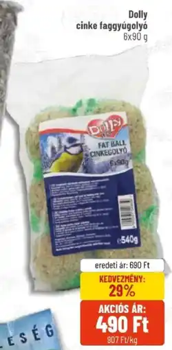 Alpha Zoo Dolly cinke faggyúgolyó ajánlat