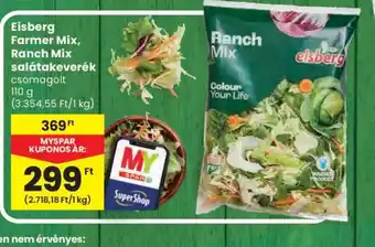 Spar Eisberg Farmer Mix, Ranch Mix salátakeverék ajánlat