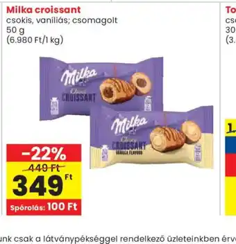 Spar Milka croissant ajánlat