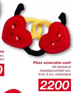 Kik Plüss szívecskés szett ajánlat