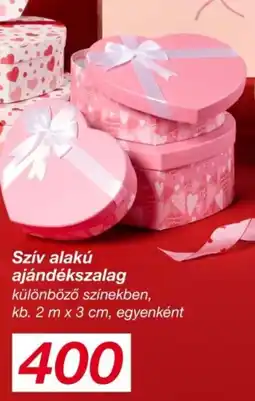Kik Szív alakú ajándékszalag ajánlat