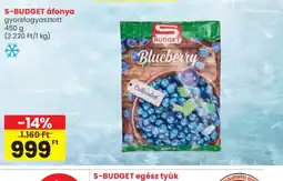 Spar S-BUDGET áfonya ajánlat