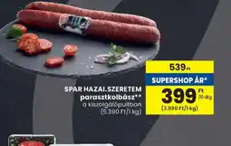 Spar SPAR parasztkolbász ajánlat