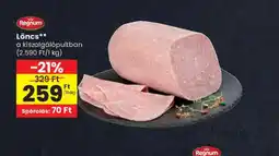 Spar Regnum Löncs ajánlat