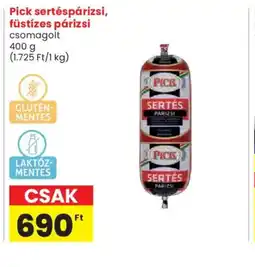 Spar PICK sertéspárizsi ajánlat