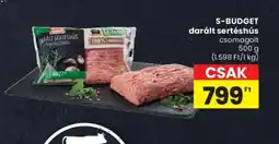 Spar S-BUDGET darált sertéshús ajánlat