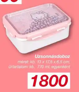 Kik Uzsonnásdoboz ajánlat