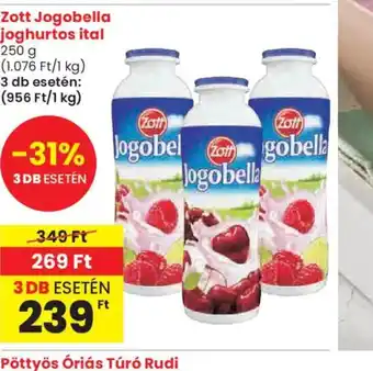 Spar Zott Jogobella joghurtos ital ajánlat