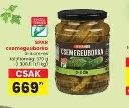 Spar SPAR csemegeuborka ajánlat