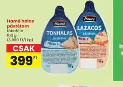 Spar Hamé halas pástétom ajánlat