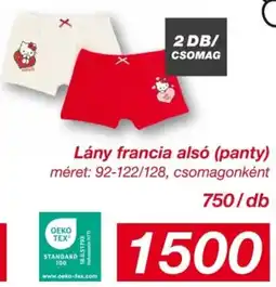 Kik Lány francia alsó (panty) ajánlat