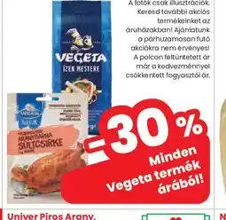 Spar VEGETA termék ajánlat
