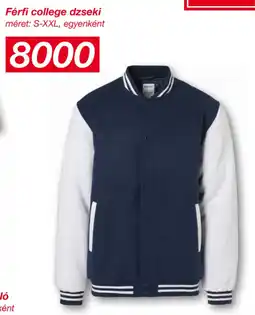 Kik Férfi college dzseki ajánlat