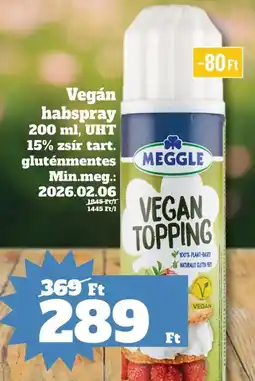Vil-For Vegán habspray UHT ajánlat