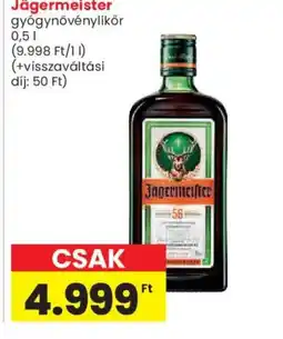 Spar Jägermeister gygynövénylikőr ajánlat