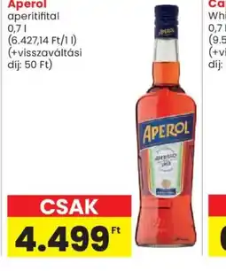 Spar Aperol aperitifital ajánlat