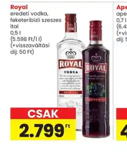 Spar Royal vodka ajánlat