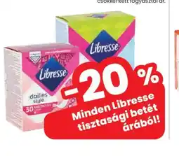 Spar Libresse tisztasági betét ajánlat
