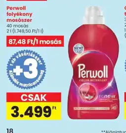 Spar Perwoll folyékony mosszer ajánlat