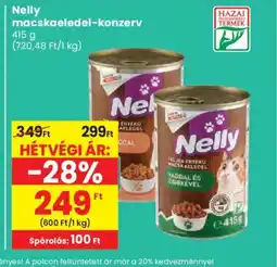 Spar Nelly macskaeledel-konzerv ajánlat