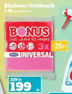 Vil-For BONUS Általános törlőkendő ajánlat