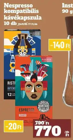 Vil-For Nespresso kompatibilis kávékapszula ajánlat