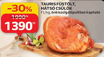 Auchan Tauris füstölt, hátsó csülök ajánlat