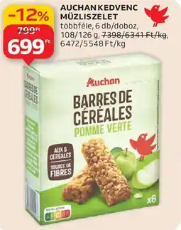 Auchan Auchan Kedvenc Müzliszelet ajánlat